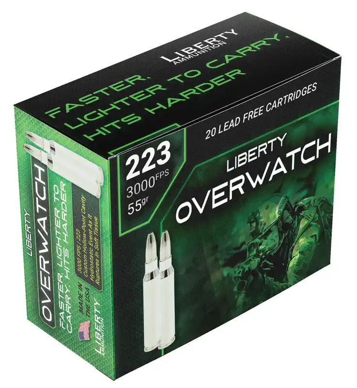 Liberty Ammunition OverWatch 223 Rem. 55 Gr. 20/Box