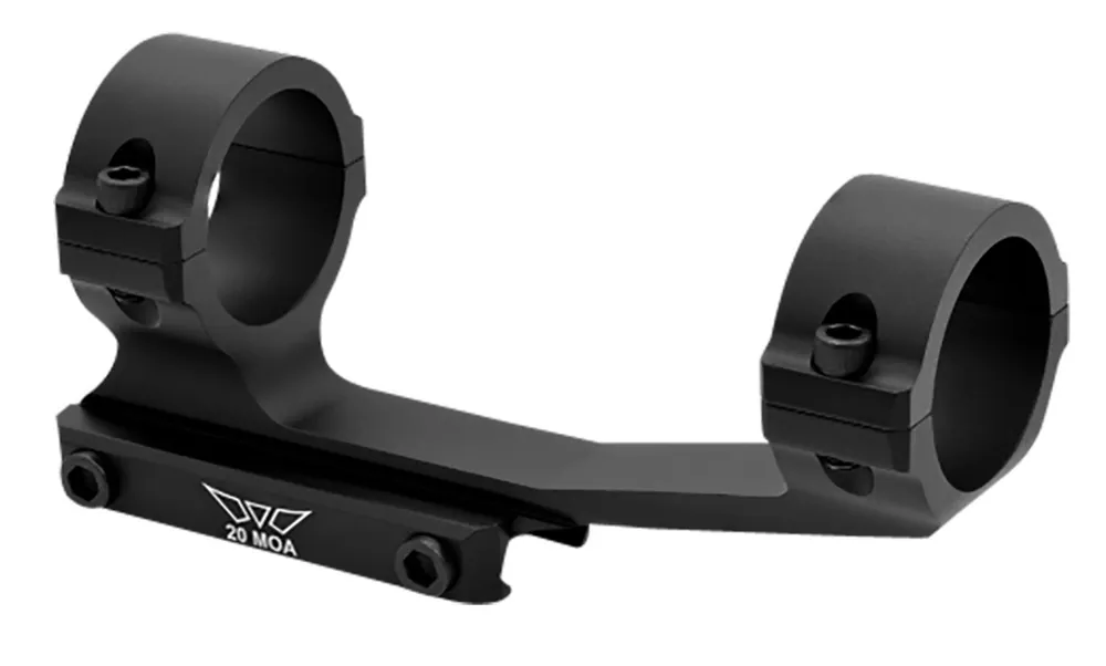 Warne MSR Mount One Piece 20 MOA 30mm Tube for Picatinny Rail, Black Aluminum (MSR Ideal Height)