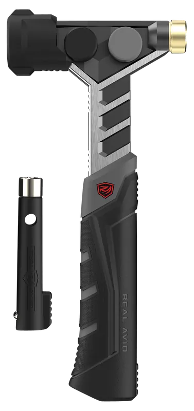 Real Avid Armorer‘s Hammer Black Stainless Features Magnetic Pin Starter & Interchangeable Heads