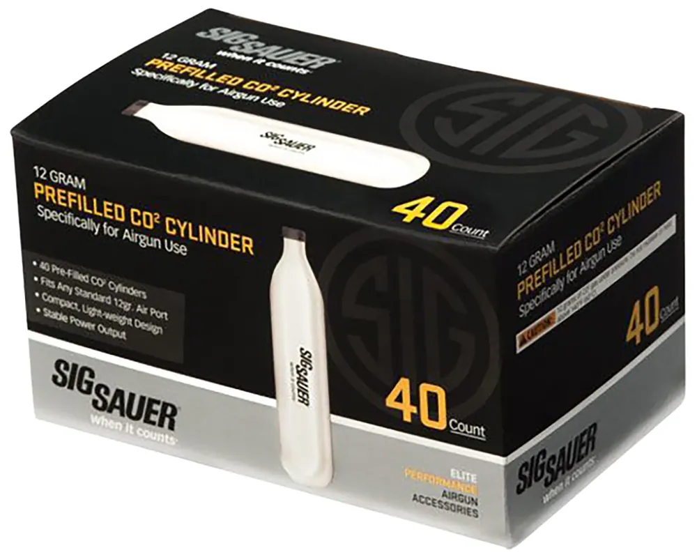 Sig Sauer Airguns CO2 Cartridges 12 Grams 40/Box