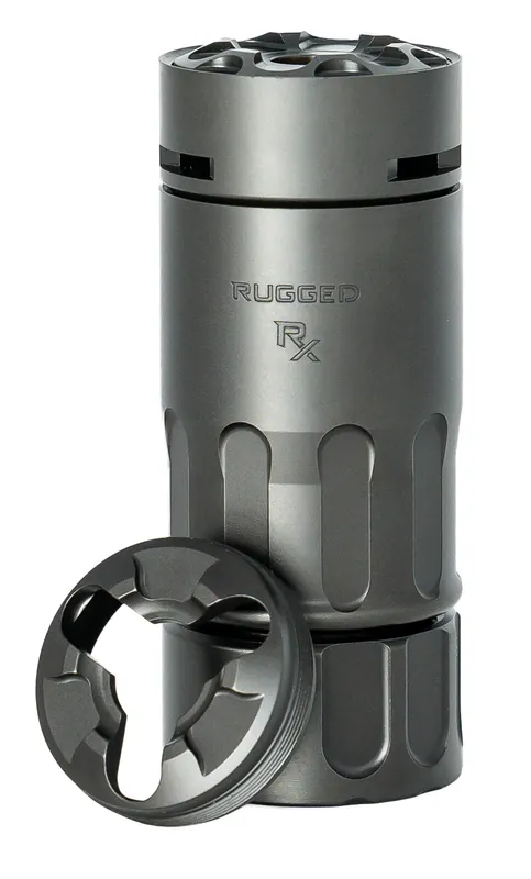 Rugged Suppressors RX Blast Diverter/Brake Black Nitride Dual Taper Locking System Adapter