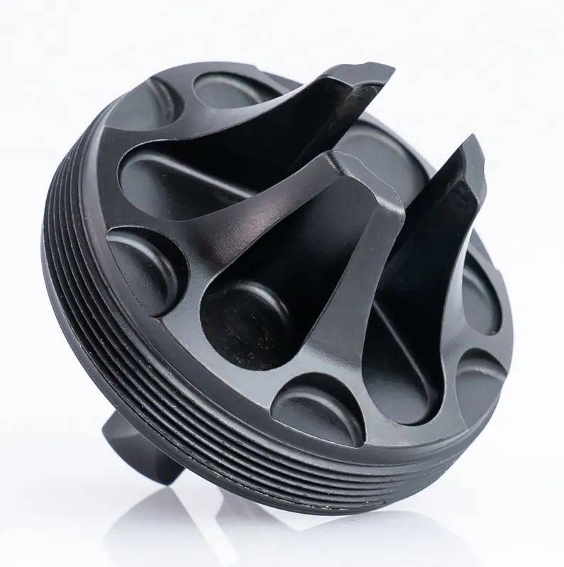 Rugged Suppressors Flash Hider Front Cap 7.62mm, Black Steel for Some Rugged Suppressors
