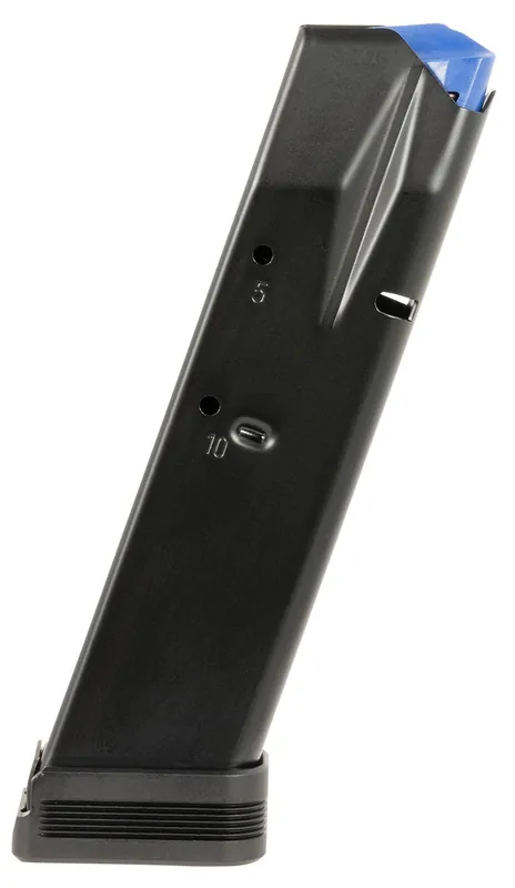 Mec-Gar 10rd 9mm Extended CZ Competition 75B/85B/SP-01/Shadow/Shadow 2 Blued with Anti-Friction Coating Carbon Steel