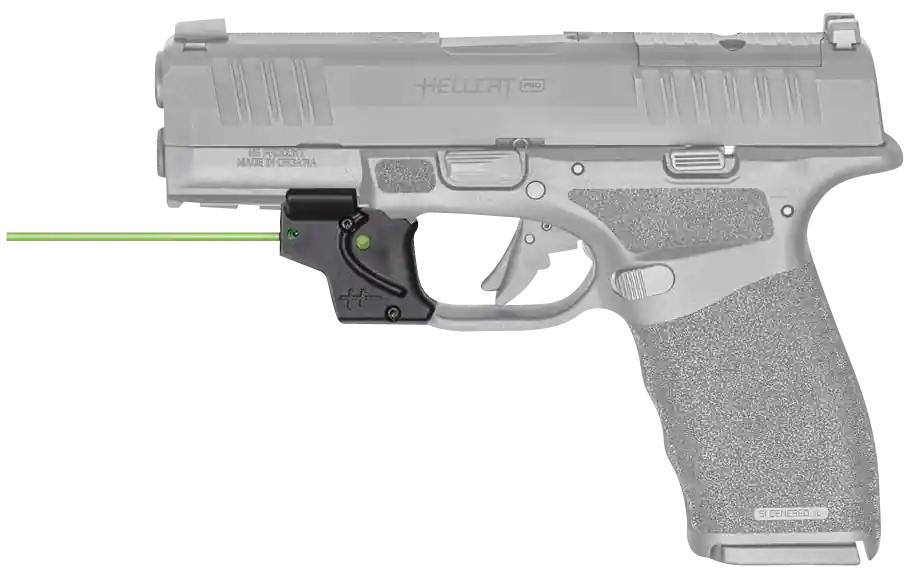 Viridian E-Series w/Green Laser Fits Springfield Hellcat Pro