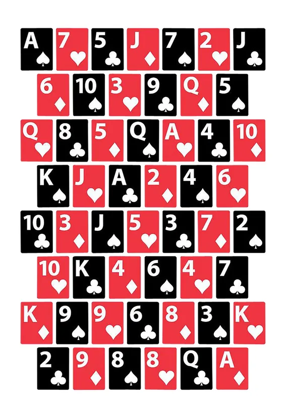 Allen EZ-Aim Playing Cards Wall Paper Handgun/Shotgun/Airsoft Gun/BB Guns/Pellet Gun 23" x 35" Black/Red/White 3 Pack