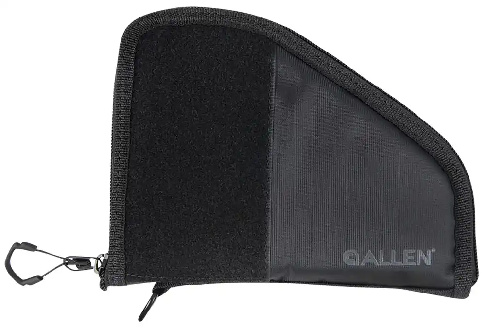 Allen Pistol Case With Mag Pouch Fits Compact Black