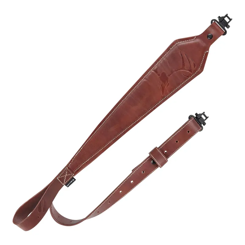 Heritage Deer Deboss Leather Rifle Sling