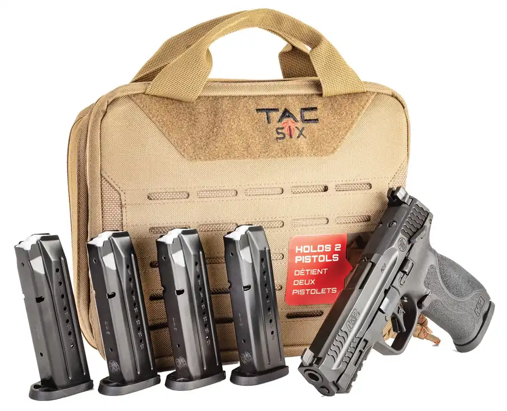 Smith & Wesson M&P M2.0 9mm Luger Pistol Bundle 4.25" Black OR 13734