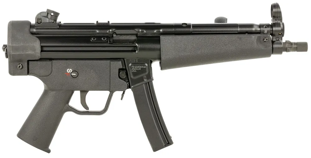 PTR 604 9CT Classic 9mm 20+1 8.86" Threaded Barrel Steel Rec Blowback Adj Drum Rear Sight Polymer Handguard/Grip Black 604