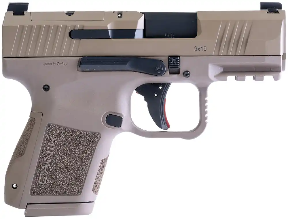 Canik MC9 9mm Pistol 12+1/15+1 3.18" Optic Ready Black/FDE HG7620DN