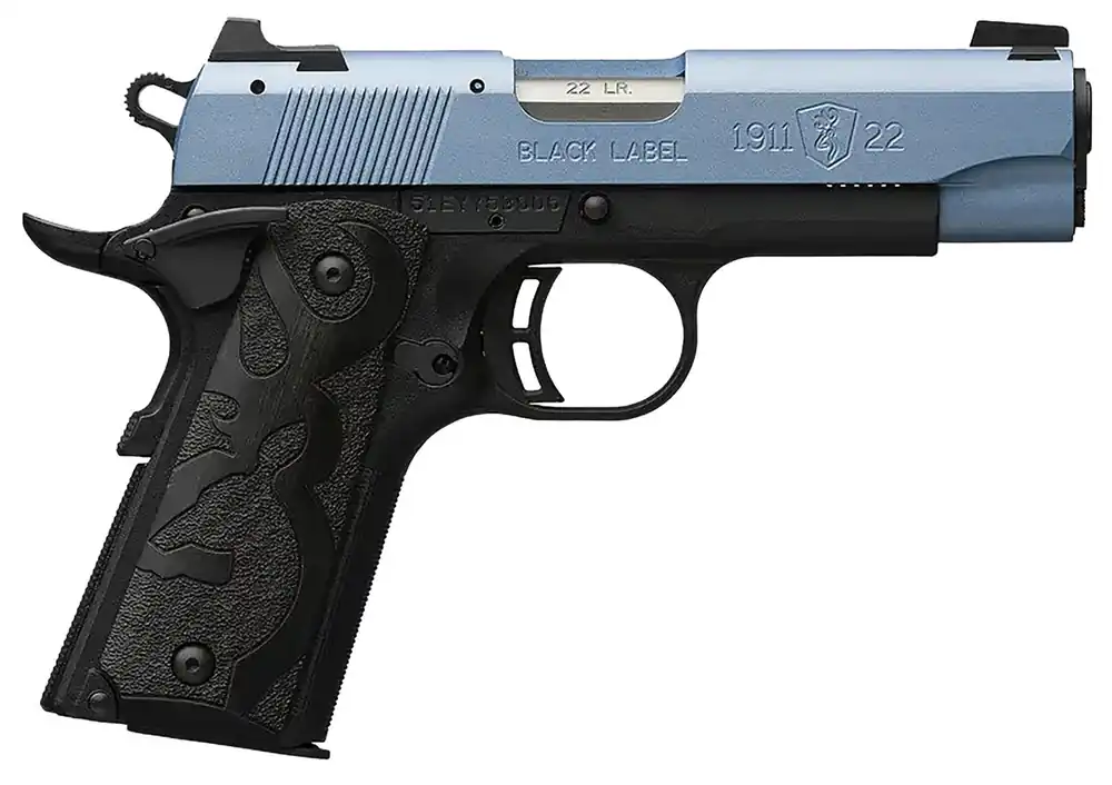 Browning 1911 Black Label Compact 22 LR Pistol 10+1 3.63" Matte 051898490