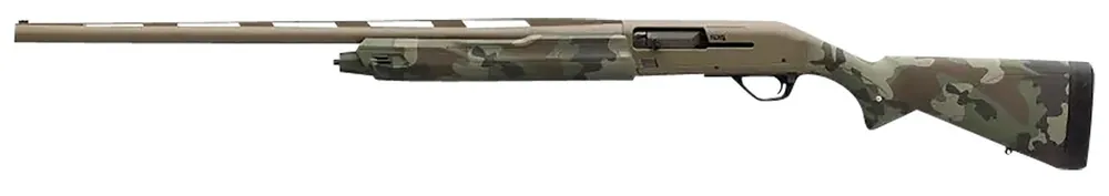 Winchester SX4 Hybrid Hunter 12 GA Shotgun 26" FDE Cerakote/Woodland Camo LH 511313291