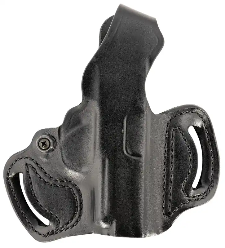 DeSantis Gunhide Thumb Break Mini Slide OWB Black Leather Belt Slide Fits Sig P365 Belt 1.75" Wide RH