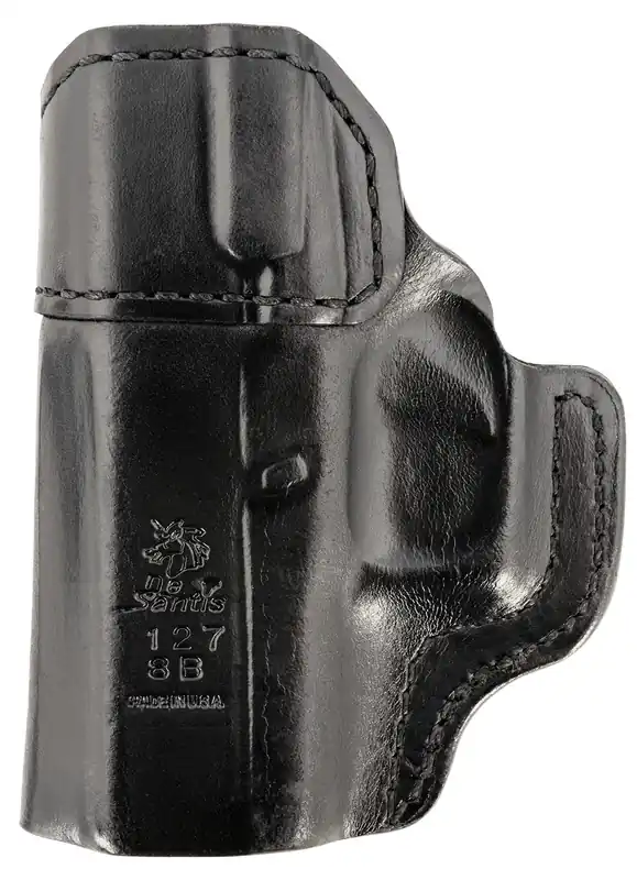 DeSantis Gunhide Inside Heat IWB Black Leather Belt Clip Fits Glock 43/43x RH