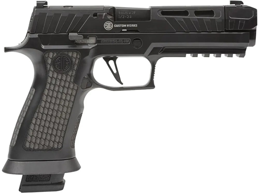 Sig Sauer P320 Spectre Comp Blackout 9mm Luger Pistol 4.60" Black P320V00410