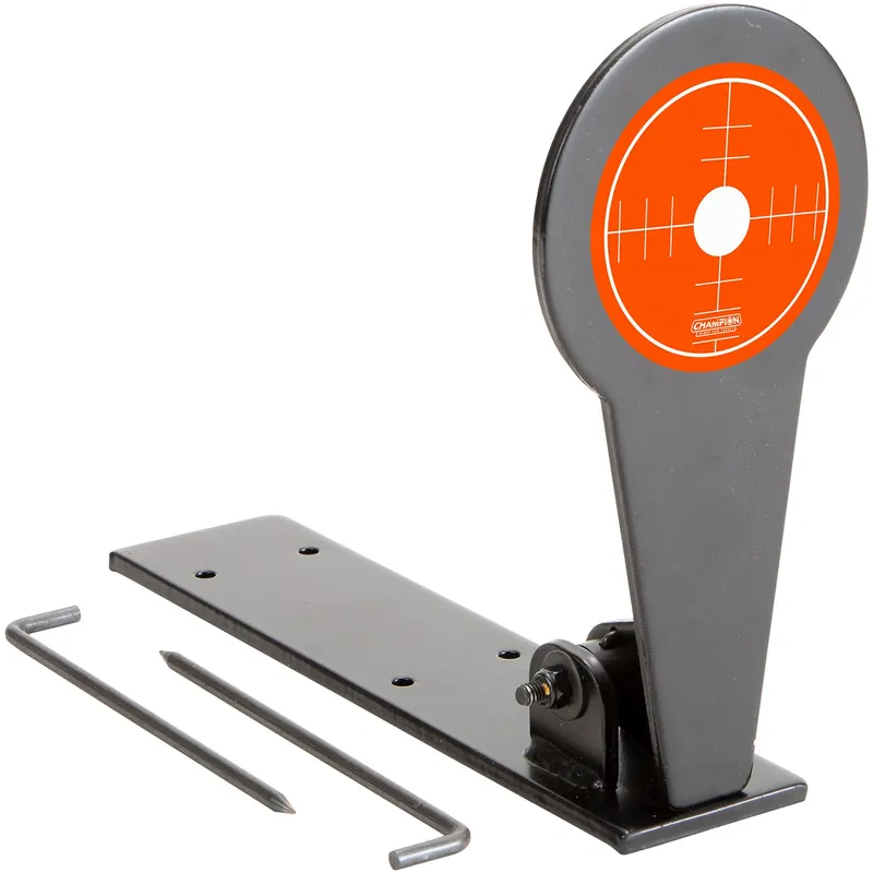 Champion Targets Orange Steel Standing Target Includes Ground Stakes