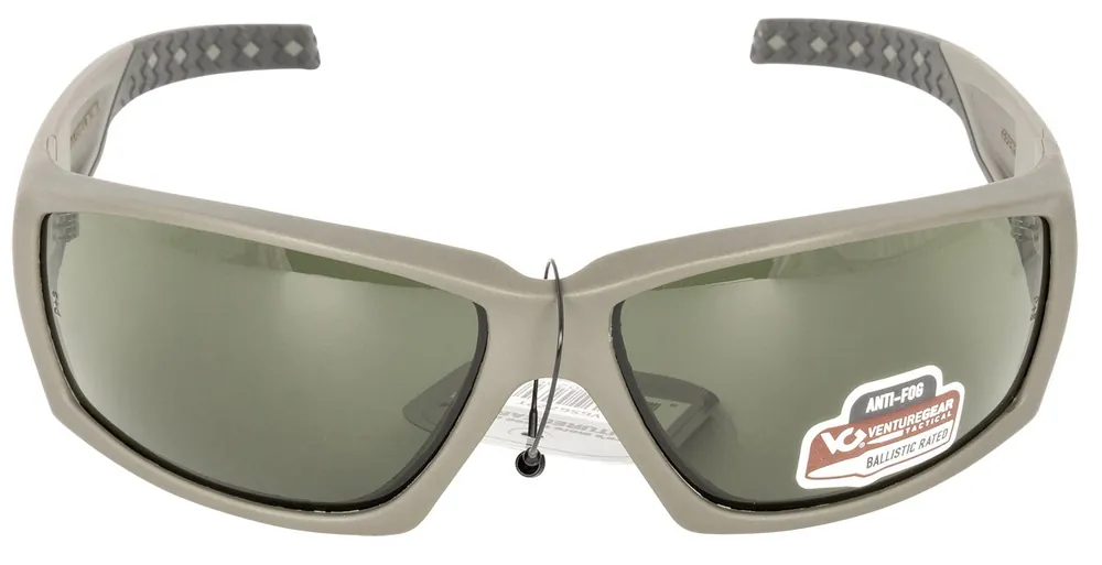 Pyramex Venture Gear Tactical Overwatch Adult Gray Lens Polycarbonate OD Green Frame