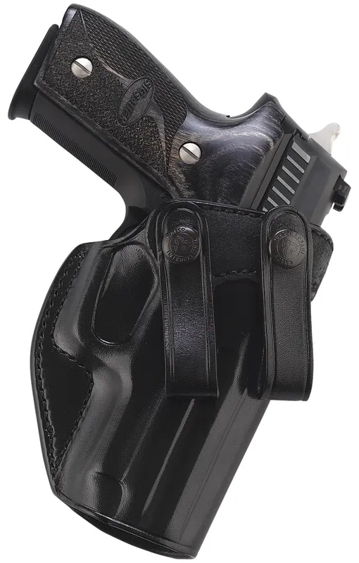 Galco Summer Comfort IWB Black Leather Belt Loop Fits Glock 42/Sig P365 SAS/STD/.380 RH