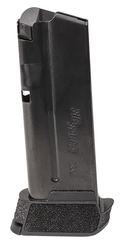 Sig Sauer P365 Extended 12rd 380 ACP Magazine For Sig P365/P365X/P365XL Micro Compact Black Steel