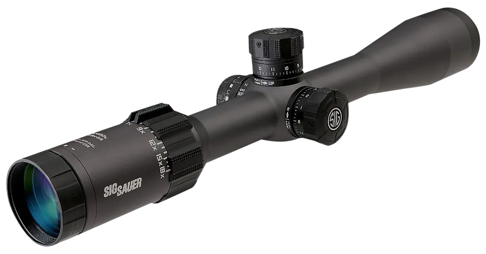 Sig Sauer Electro-Optics Tango-DMR Black 3-18x44mm 34mm Tube Illuminated MRAD Milling 2.0 Reticle