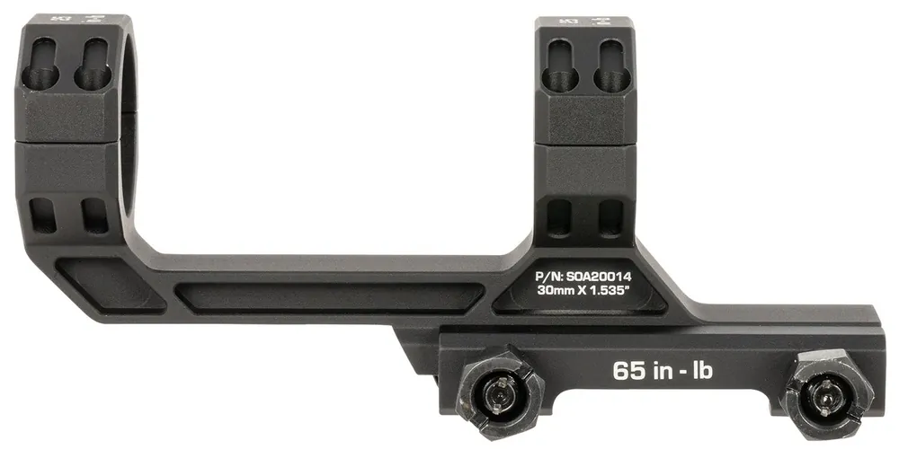 Sig Sauer Electro-Optics Alpha Cantilever Mount Black Powder Coated Steel Alloy 34mm Tube 0 MOA