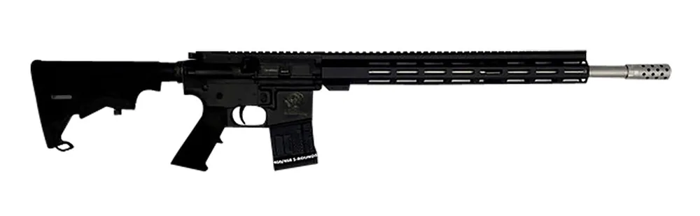 Great Lakes Firearms AR-15 450 Bushmaster Rifle 18" Black GL15450SSBLK