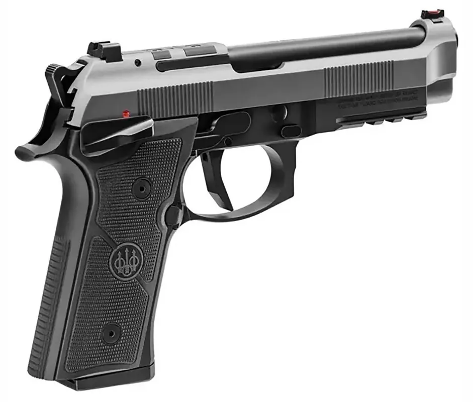 Beretta USA 92XI SAO 9mm Luger 18+1 4.70" Black Combat Crown Barrel, Cerakote Stainless Optic Ready