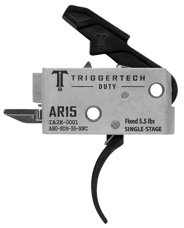 TriggerTech Duty Single-Stage Curved Trigger Mil Spec AR15