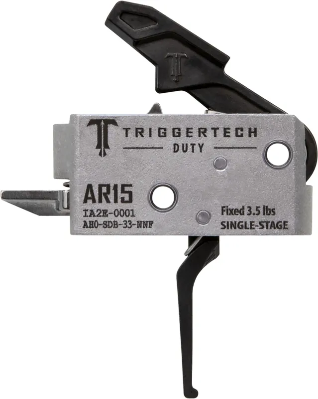 TriggerTech Duty Flat Trigger Single-Stage Fits AR-15