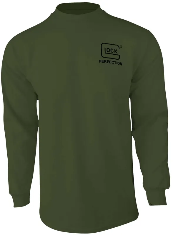 Glock Born In Austria Long Sleeve Tee - Military Green Large