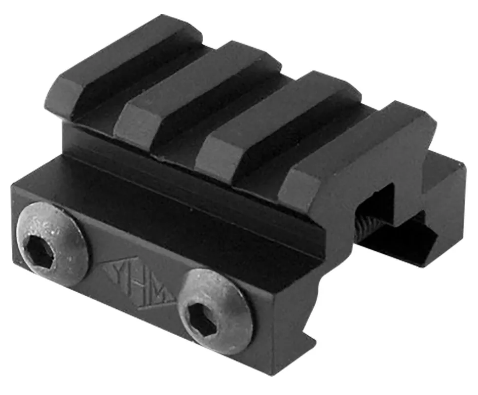 Yankee Hill Mini Riser Black Aluminum Picatinny Mount