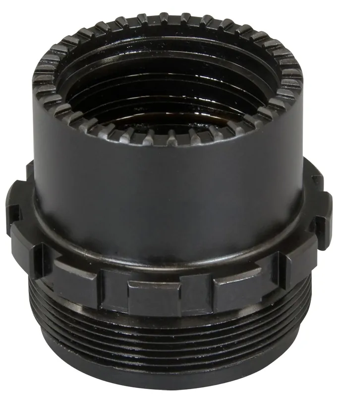 Yankee Hill Phantom QD Adapter 1-3/8"-24 tpi, Black Stainless Steel