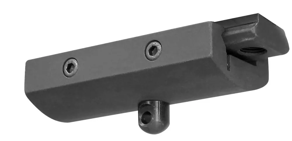 Yankee Hill Bipod Adaptor Black Aluminum, Picatinny Attachment for Harris Style Bipods