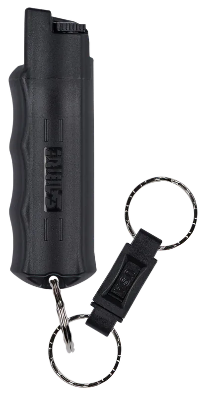 Sabre Pepper Spray Red USA Formula w/ Key Ring Black HC14BKUS02