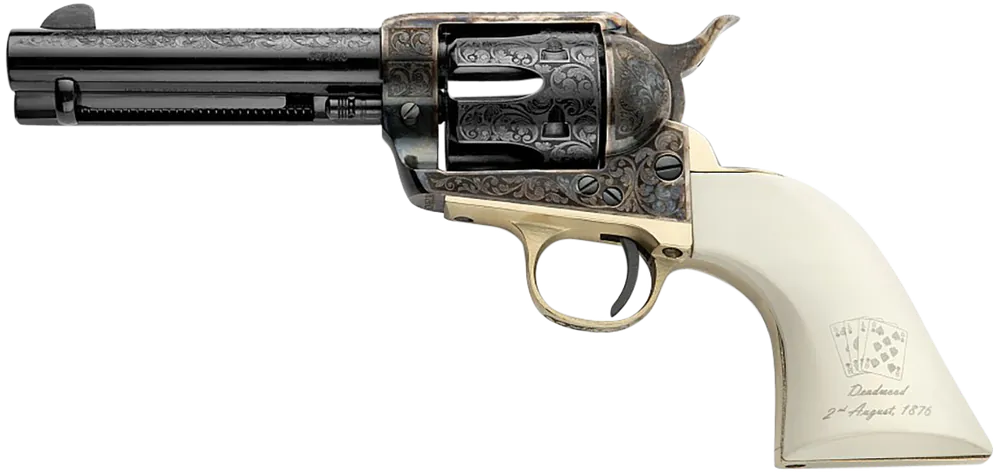 Pietta Great Western II 357 Mag 6 Shot 4.75" Blued Octagon Barrel, Blued Cylinder, Color Case Hardened Frame