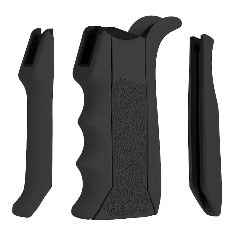 Hogue Modular Overmolded Black Rubber Pistol Grip Finger Grooves AR-15/M16