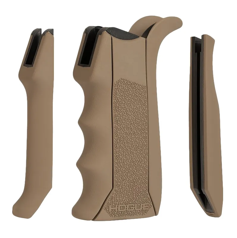 Hogue Modular Overmolded Flat Dark Earth Rubber Pistol Grip Finger Grooves AR-15/M16