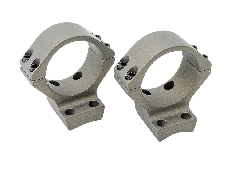 Talley Ring/Base Combo Smoked Bronze Cerakote Aluminum 1" Tube Compatible w/ Browning X-Bolt Medium Rings