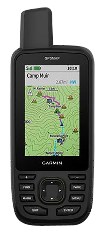 Garmin GPSMAP 67 Maps Up to 32GB/MicroSD Card Memory Black 3"