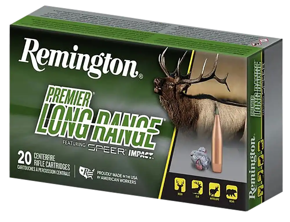 Remington Ammunition Premier Long Range 6.5 PRC 140 gr Speer Impact 20 Per Box/ 10 Cs