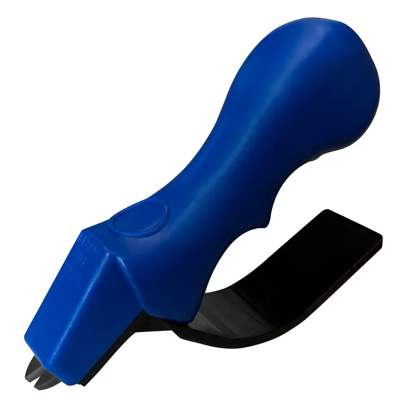 AccuSharp Sharpener Hand Held Diamond-Honed Carbide Sharpener Tungsten Carbide Blade Blue