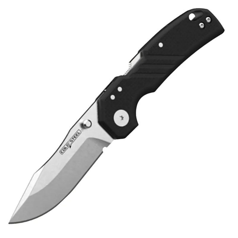 Cold Steel Engage 3" Folding Clip Point Plain Satin S35VN SS Blade/4.11" Black G10 Handle Includes Belt Clip