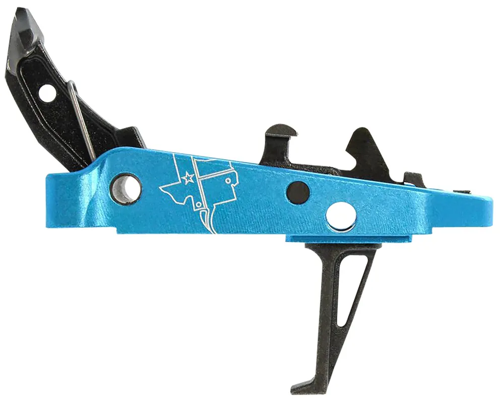 CMC Triggers Drop-In Trigger Group 2.0 Single-Stage Flat Black Blue Housing AK-47