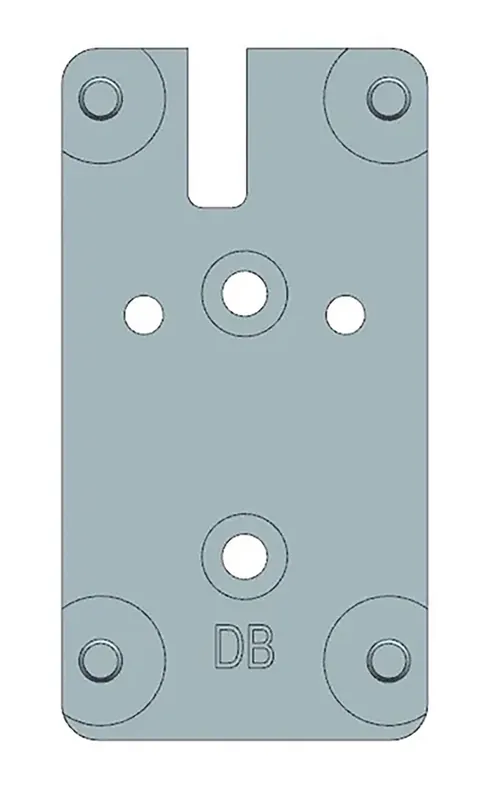 Beretta USA RDO Plate Beretta 90/92 Series Silver Compatible w/ Burris/Docter/Vortex