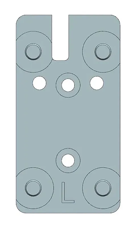 Beretta USA RDO Plate Beretta 90/92 Series Silver Compatible w/ Leupold
