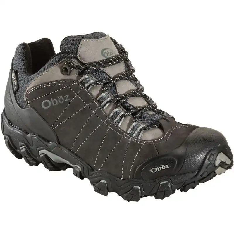 Oboz Men‘s Bridger Low Waterproof Boots - Dark Shadow