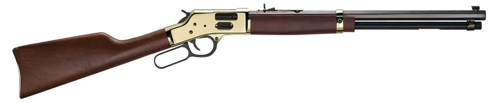 Henry Side Gate 357Mag/38Spl 10+1 20" Blued Barrel Brass Rec Walnut Stock Adj Sight H006GM