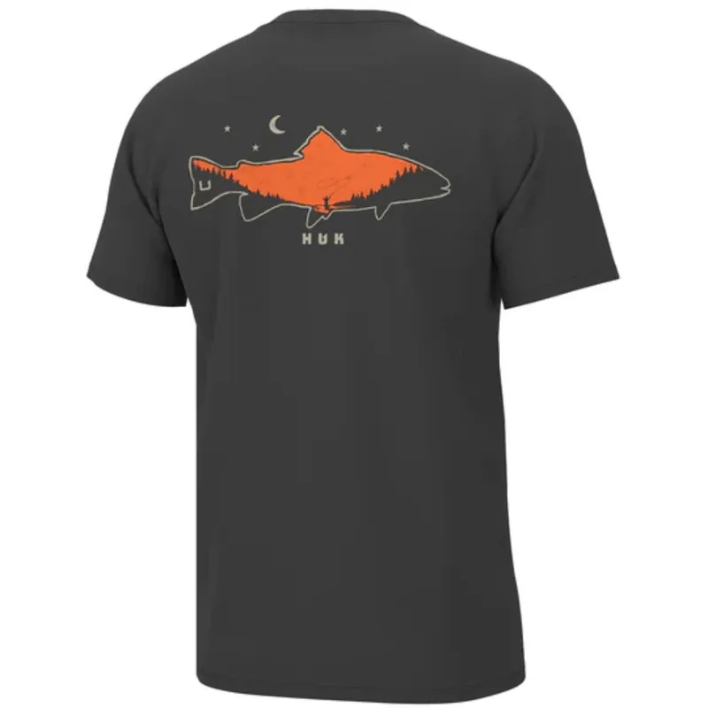 Huk Men‘s Moon Trout Graphic Tee