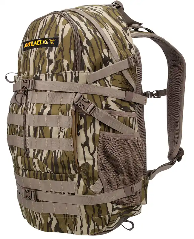 Muddy Pro 1300 Hunting Pack Mossy Oak Bottomland Polyester Zipper/Buckles Closure