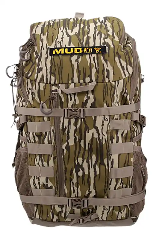 Muddy Pro 1500 Hunting Pack Mossy Oak Bottomland Polyester Zipper/Buckles Closure